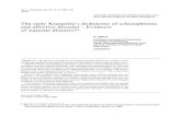 The early Kraepelin's dichotomy of schizophrenia and affective ...