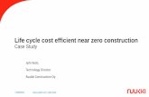 Life cycle cost-efficient near zero-energy construction