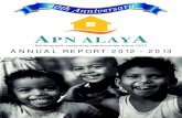 APNALAYA_ANUUAL REPORT_2012 - 2013