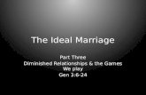 The Ieal Marriage (Part 3): Diminished relationships