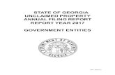 ANNUAL FILING REPORT REPORT YEAR 2016 GOVERNMENT ...