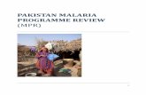 PAKISTAN MALARIA PROGRAMME REVIEW (MPR)