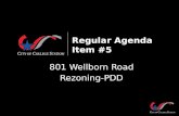 801 Wellborn Road Rezoning - Planned Development District