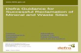 Defra Guidance for Successful Reclamation of Mineral and Waste ...