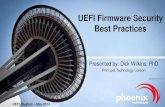 UEFI Firmware - Security Best Practices