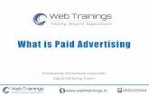 Paid Advertising : All about PPC, SEM and Paid Ads
