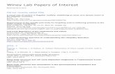 Winey Lab Papers of Interest