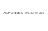 TOPCAT ACCP Cardiology PRN Journal Club Presentation
