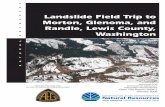 Landslide Field Trip to Morton, Glenoma, and Randle, Lewis County ...