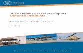 2016 Defense Markets Report Defense Products