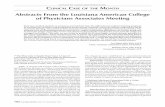 Abstracts From the Louisiana American College of Physicians ...