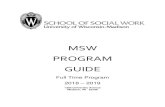 Full-Time MSW Program Guide