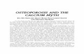 OSTEOPOROSIS AND THE CALCIUM MYTH