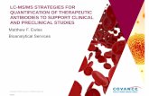 lc-ms/ms strategies for quantification of therapeutic antibodies to ...
