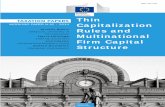 Thin Capitalization Rules and Multinational
