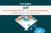 32 Ecommerce Conversion Mistakes to Avoid