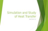 Simulation of One Dimensional Heat Transfer