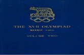 Rome Olympic Games Official Report Volume Two, part 1