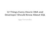 12 Things Every Oracle DBA and Developer Should Know About SQL