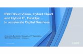 IBM Cloud Vision, Hybrid Cloud and Hybrid IT, DevOps ... to ...