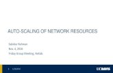 AUTO-SCALING OF NETWORK RESOURCES