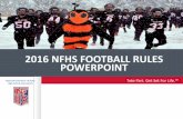 2016 NFHS Football Rules
