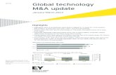 Global technology M&A update: January-March 2014