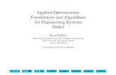 Applied Optimization: Formulation and Algorithms for Engineering ...