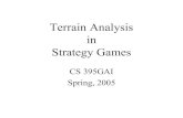 Terrain Analysis in Strategy Games