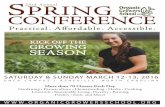 2016 Spring Conference Program