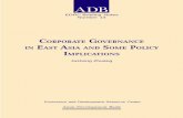 corporate governance in east asia and some policy implications