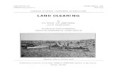 Land Clearing. Publication 739. 1946
