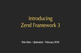 Introducing Zend Framework 3 - akrabat.com