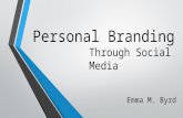 Personal Branding Through Social Media