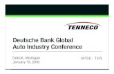 Deutsche Bank Global Auto Industry Conference Presentation