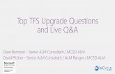 Top TFS Upgrade Questions
