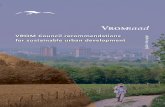VROM Council recommendations for sustainable urban development