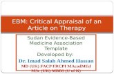 EBM Therapy Appraisal Template F1