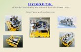 Cable blowing machines for tube blowing and cable blowing