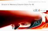 Oracle in-Memory Column Store for BI