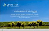 EnviroTech - EC WaterTreatment Presentation - September 2016