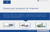 Parimal Import & Export, Rajkot, Non Woven Machinery