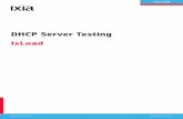 DHCP Server Testing