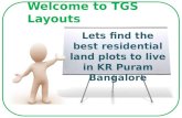 Best Lands to Buy in KR Puram by TGS Layouts