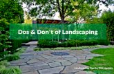 Do's and don't of landscaping by TGS Layouts