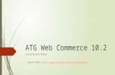 ATG - Web Commerce 10.2 - Installation Steps