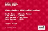 #Digitalmarketing trends of video and mobile marketing: #CreativeEnt 2015