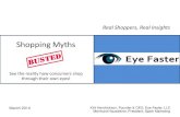 Shopping myths busted using eye tracking