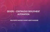 DevOps - Puppet Master & Agent in Docker Containers