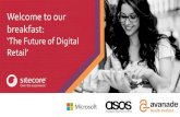 Sitecore & Microsoft Breakfast: Sitecore opening address